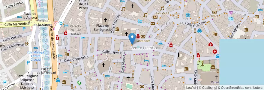 Mapa de ubicacion de Nespresso en 스페인, Andalucía, Málaga, Málaga-Costa Del Sol, Málaga.