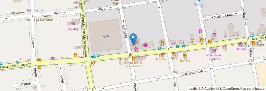 Mapa de ubicacion de Neumatex Eliseo Muiño, Caballito en 阿根廷, Ciudad Autónoma De Buenos Aires, 布宜诺斯艾利斯, Comuna 6.