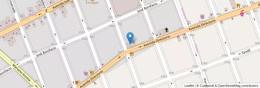 Mapa de ubicacion de Neumatex Eliseo Muiño, Floresta en アルゼンチン, Ciudad Autónoma De Buenos Aires, Comuna 9, ブエノスアイレス, Comuna 10.