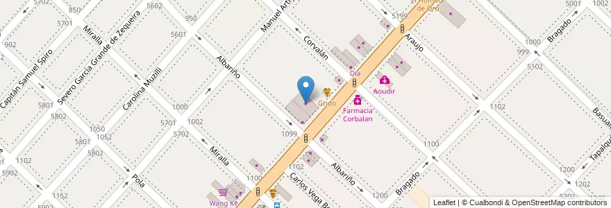 Mapa de ubicacion de Neumatex Eliseo Muiño S.A., Mataderos en Argentinië, Ciudad Autónoma De Buenos Aires, Comuna 9, Buenos Aires.