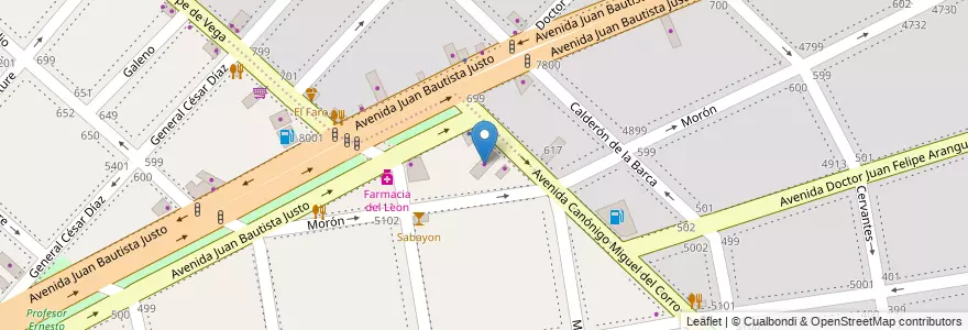 Mapa de ubicacion de Neumaticos Corro, Villa Luro en 아르헨티나, Ciudad Autónoma De Buenos Aires, 부에노스아이레스, Comuna 10.