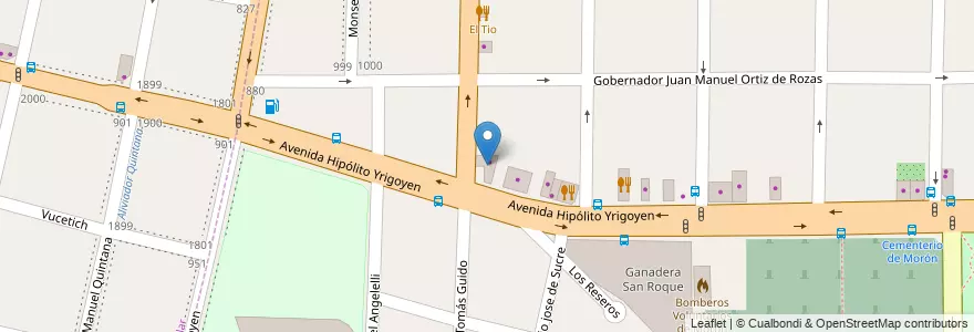 Mapa de ubicacion de Neumaticos Coscolla en Arjantin, Buenos Aires, Partido De Morón.