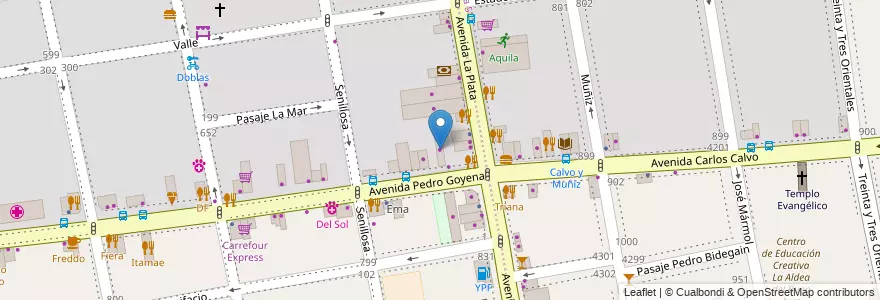 Mapa de ubicacion de Neumaticos Goyena, Caballito en Argentinien, Ciudad Autónoma De Buenos Aires, Buenos Aires, Comuna 6.