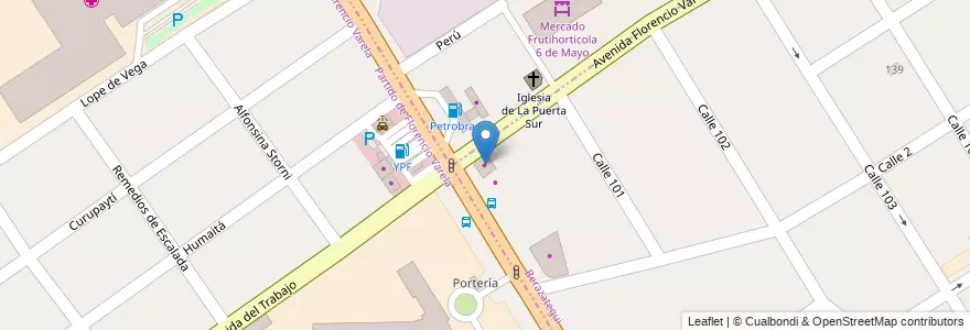 Mapa de ubicacion de Neumáticos La Libertad en 阿根廷, 布宜诺斯艾利斯省, Partido De Florencio Varela, Partido De Berazategui, Berazategui, Florencio Varela.