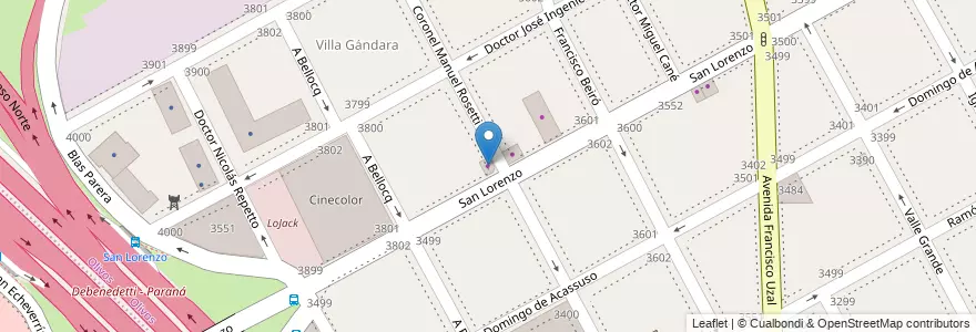 Mapa de ubicacion de Neumáticos Miguel en Argentina, Buenos Aires, Partido De Vicente López, Vicente López.