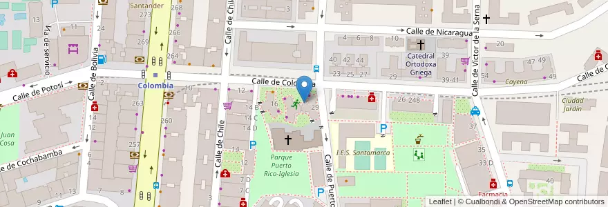 Mapa de ubicacion de Neuroleader en Spanien, Autonome Gemeinschaft Madrid, Autonome Gemeinschaft Madrid, Área Metropolitana De Madrid Y Corredor Del Henares, Madrid.