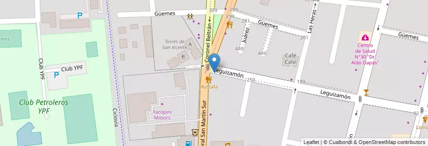 Mapa de ubicacion de NeuroMed en Arjantin, Şili, Mendoza, Godoy Cruz, Departamento Godoy Cruz, Distrito Ciudad De Godoy Cruz.