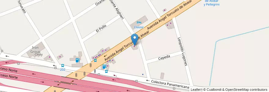Mapa de ubicacion de Neutron en Argentinië, Buenos Aires, Partido De Tigre, Don Torcuato.