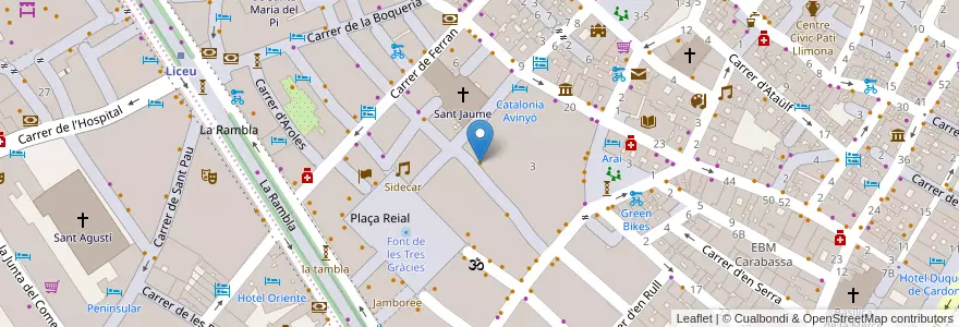 Mapa de ubicacion de nevermind en Spain, Catalonia, Barcelona, Barcelonès, Barcelona.