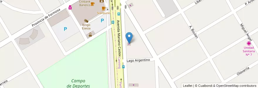 Mapa de ubicacion de New House en Argentinien, Provinz Buenos Aires, Partido De Esteban Echeverría.