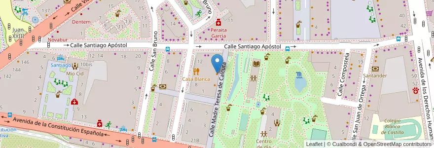 Mapa de ubicacion de New Park en Spagna, Castilla Y León, Burgos, Alfoz De Burgos, Burgos.
