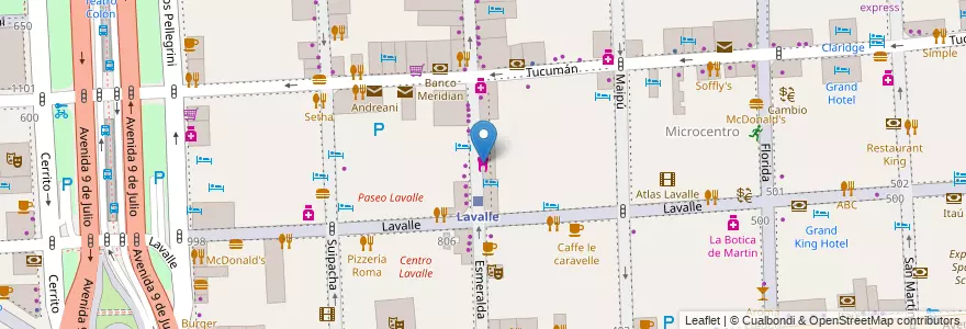 Mapa de ubicacion de New Smile, San Nicolas en Argentinië, Ciudad Autónoma De Buenos Aires, Comuna 1, Buenos Aires.