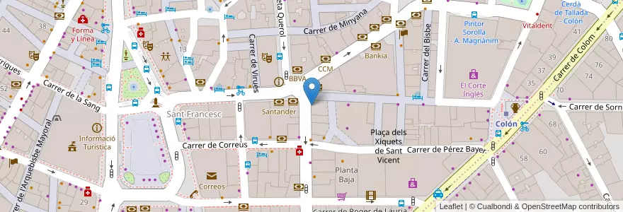 Mapa de ubicacion de Nextraining en 西班牙, Comunitat Valenciana, 華倫西亞, Comarca De València, València.