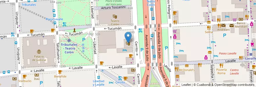 Mapa de ubicacion de NH Tango, San Nicolas en Argentinië, Ciudad Autónoma De Buenos Aires, Comuna 1, Buenos Aires.
