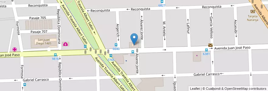 Mapa de ubicacion de Nicasio Oroño 661 en アルゼンチン, サンタフェ州, Departamento Rosario, Municipio De Rosario, ロサリオ.