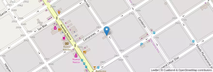 Mapa de ubicacion de Nicoletta Eventos, Villa Santa Rita en آرژانتین, Ciudad Autónoma De Buenos Aires, Buenos Aires, Comuna 11.