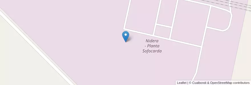 Mapa de ubicacion de Nidera - Planta Sofocarda en 阿根廷, 布宜诺斯艾利斯省, Partido De Junín.