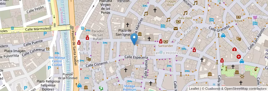 Mapa de ubicacion de Nido Malaga en Spanien, Andalusien, Málaga, Málaga-Costa Del Sol, Málaga.