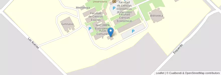 Mapa de ubicacion de NIECyT, ECienTec en アルゼンチン, ブエノスアイレス州, Partido De Tandil, Tandil.