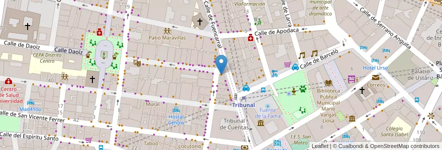Mapa de ubicacion de Nigiri en İspanya, Comunidad De Madrid, Comunidad De Madrid, Área Metropolitana De Madrid Y Corredor Del Henares, Madrid.