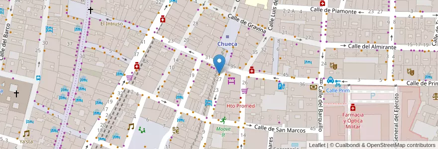 Mapa de ubicacion de Nike en Испания, Мадрид, Мадрид, Área Metropolitana De Madrid Y Corredor Del Henares, Мадрид.