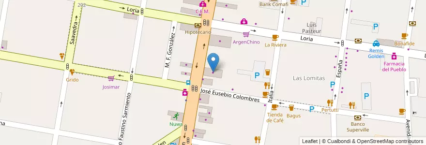 Mapa de ubicacion de Nike Factory Store en Аргентина, Буэнос-Айрес, Partido De Lomas De Zamora, Lomas De Zamora.