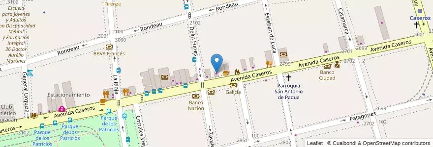 Mapa de ubicacion de Nirvana, Parque Patricios en الأرجنتين, Ciudad Autónoma De Buenos Aires, Comuna 4, Buenos Aires.