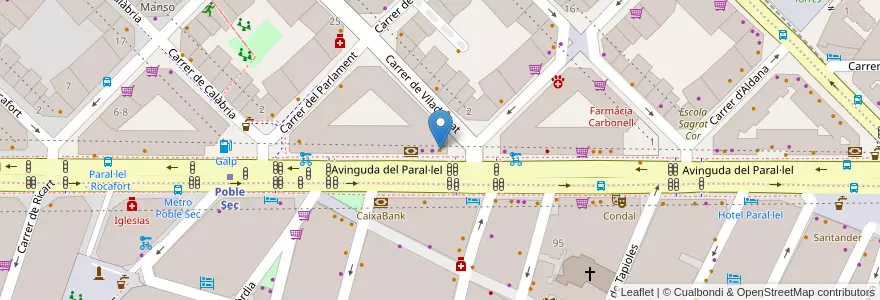 Mapa de ubicacion de Nito 2 en Испания, Каталония, Барселона, Барселонес, Барселона.