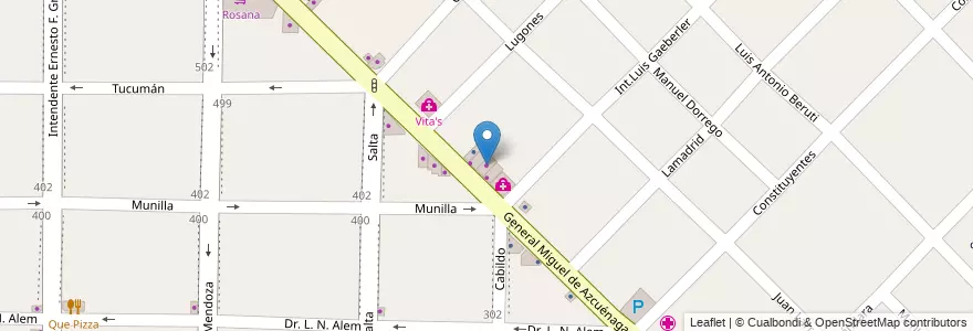 Mapa de ubicacion de Nitro Bikes en 阿根廷, 布宜诺斯艾利斯省, Partido De Morón, Morón.
