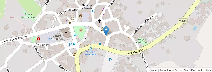 Mapa de ubicacion de NK Patas en İspanya, Comunidad De Madrid, Comunidad De Madrid, Cuenca Alta Del Manzanares, Hoyo De Manzanares.