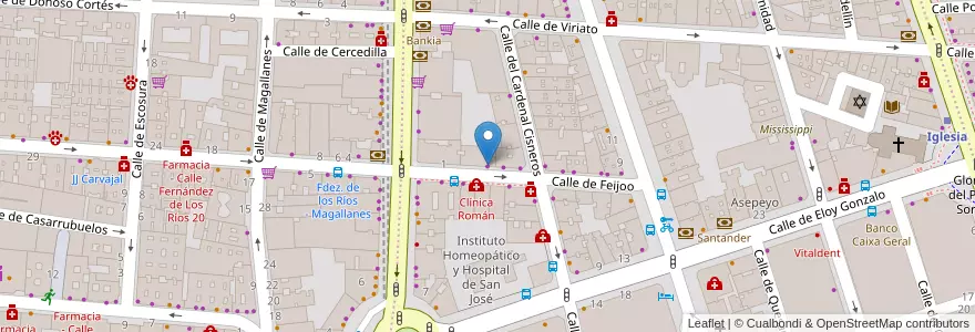 Mapa de ubicacion de No solo moto en Spagna, Comunidad De Madrid, Comunidad De Madrid, Área Metropolitana De Madrid Y Corredor Del Henares, Madrid.