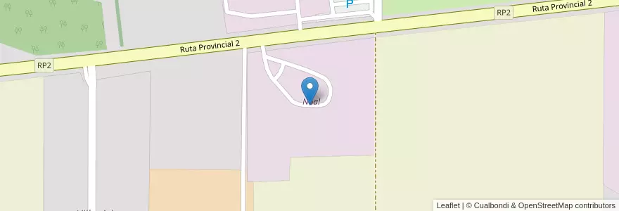 Mapa de ubicacion de Noal en Аргентина, Кордова, Departamento General San Martín, Pedanía Villa María, Pedanía Villa Nueva, Municipio De Villa María, Villa María.