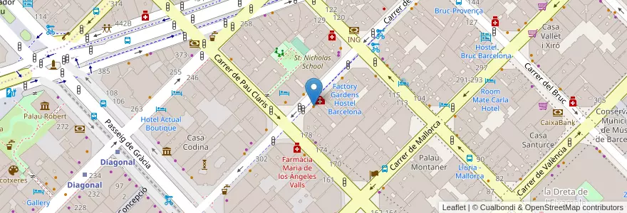Mapa de ubicacion de Nobook en Espagne, Catalogne, Barcelone, Barcelonais, Barcelone.