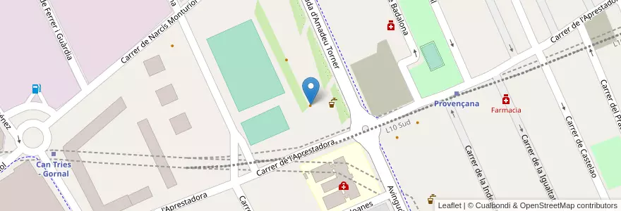 Mapa de ubicacion de Noga Café en Sepanyol, Catalunya, Barcelona, Barcelonès, L'Hospitalet De Llobregat.