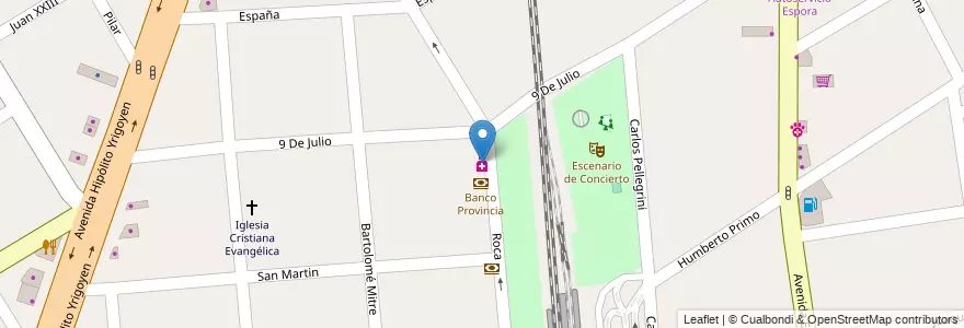 Mapa de ubicacion de Norma Cervigni - Burzaco en Argentina, Buenos Aires, Partido De Almirante Brown, Burzaco.