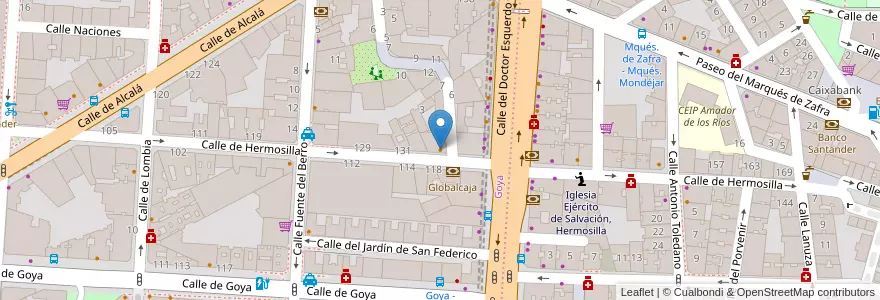 Mapa de ubicacion de Nos Caeli en Spagna, Comunidad De Madrid, Comunidad De Madrid, Área Metropolitana De Madrid Y Corredor Del Henares, Madrid.