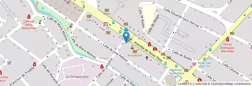Mapa de ubicacion de Nos veremos en la Luna en إسبانيا, أرغون, سرقسطة, Zaragoza, سرقسطة.