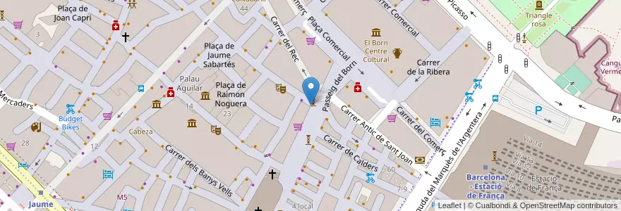 Mapa de ubicacion de nose en Spagna, Catalunya, Barcelona, Barcelonès, Barcelona.