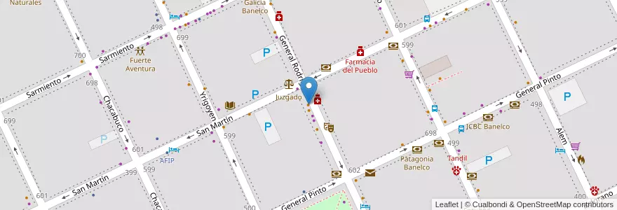 Mapa de ubicacion de Nostro en الأرجنتين, بوينس آيرس, Partido De Tandil, Tandil.