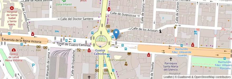 Mapa de ubicacion de Nu Rielle en 스페인, Comunidad De Madrid, Comunidad De Madrid, Área Metropolitana De Madrid Y Corredor Del Henares, 마드리드.