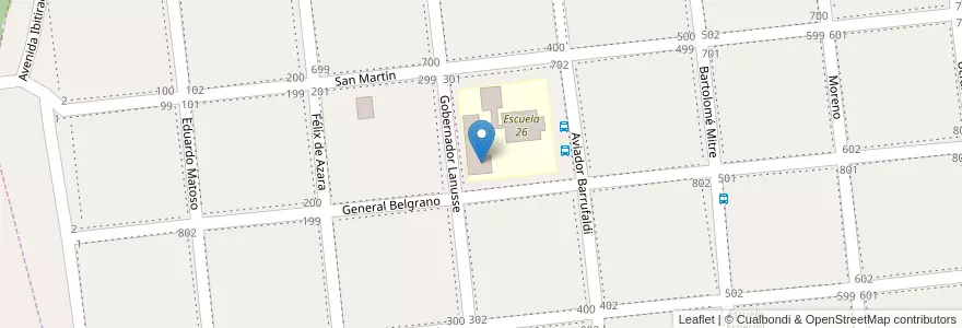 Mapa de ubicacion de Núcleo Educativo de Nivel Inicial 67 en 아르헨티나, Misiones, Departamento Concepción, Municipio De Concepción De La Sierra, Concepción De La Sierra.