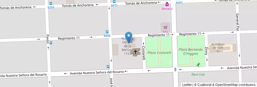 Mapa de ubicacion de Nuestra Señora de la Merced 1153 en Argentine, Santa Fe, Departamento Rosario, Municipio De Rosario, Rosario.