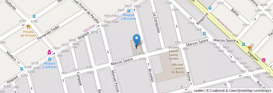 Mapa de ubicacion de Nuestra Señora de La Salud, Versalles en Argentina, Ciudad Autónoma De Buenos Aires, Buenos Aires, Comuna 10.