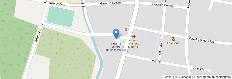 Mapa de ubicacion de Nuestra Señora de las Mercedes en آرژانتین, Catamarca, Departamento Valle Viejo, Municipio De Valle Viejo, Villa Dolores.