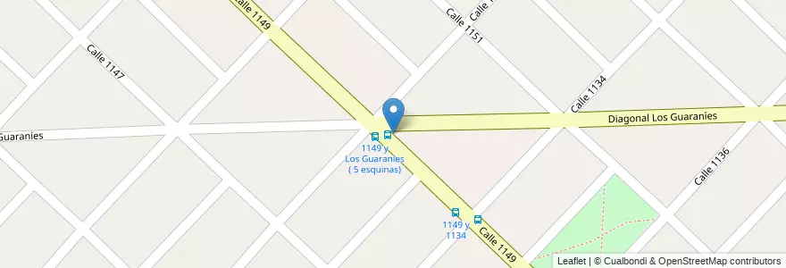 Mapa de ubicacion de Nueva 5 Esquinas en Arjantin, Buenos Aires, Partido De Florencio Varela, Ingeniero Juan Allan.
