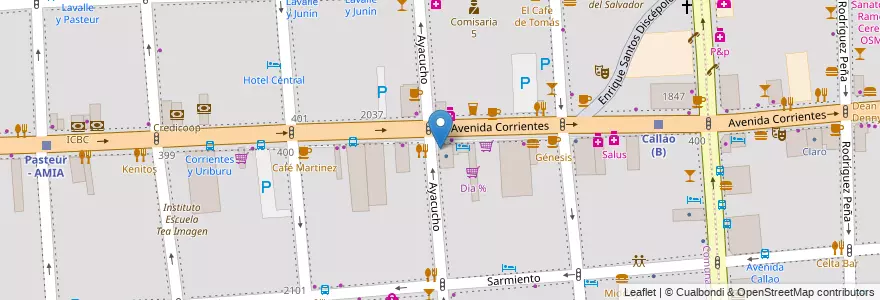 Mapa de ubicacion de Nueva Escuela de Psicología Social (NPES), Balvanera en آرژانتین, Ciudad Autónoma De Buenos Aires, Comuna 3, Buenos Aires.