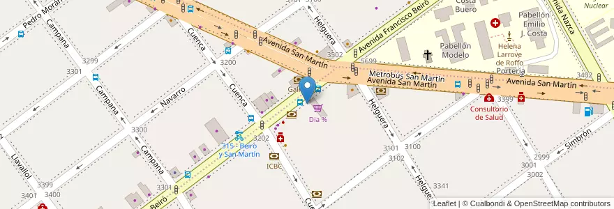 Mapa de ubicacion de Nueva Incaica en الأرجنتين, Ciudad Autónoma De Buenos Aires, Buenos Aires, Comuna 11.