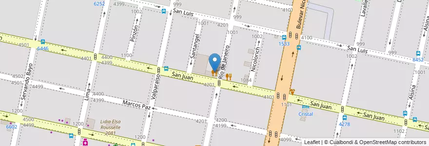 Mapa de ubicacion de Nuevo Cid en الأرجنتين, سانتا في, Departamento Rosario, Municipio De Rosario, روساريو.