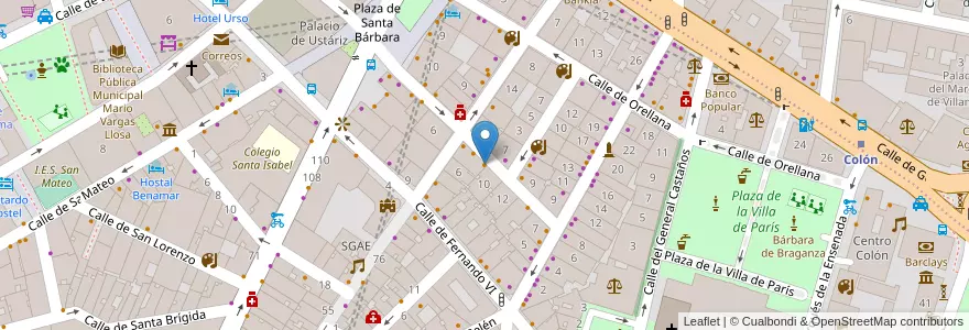 Mapa de ubicacion de Nuevo Horno de Santa Teresa en スペイン, マドリード州, Comunidad De Madrid, Área Metropolitana De Madrid Y Corredor Del Henares, Madrid.