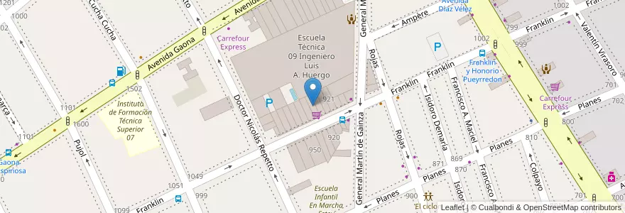 Mapa de ubicacion de Nuevo Siglo, Caballito en Arjantin, Ciudad Autónoma De Buenos Aires, Buenos Aires, Comuna 6.
